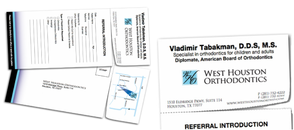 Dental RIP or dental tear off card