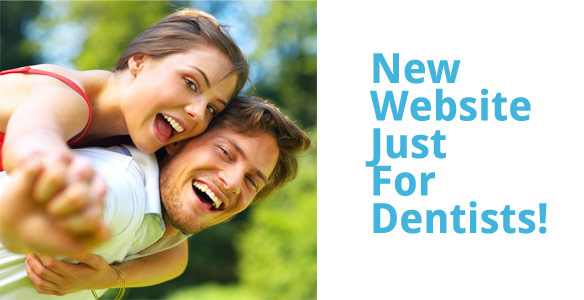 New website for dentists for dental print and marketing needs